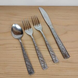 Unknown‎ Maker Stainless Steel Japan PLUME Spoon Forks Knife